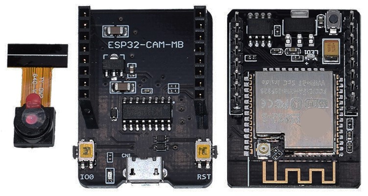 AI-Thinker ESP32-CAM standard version with onboard PCB antenna