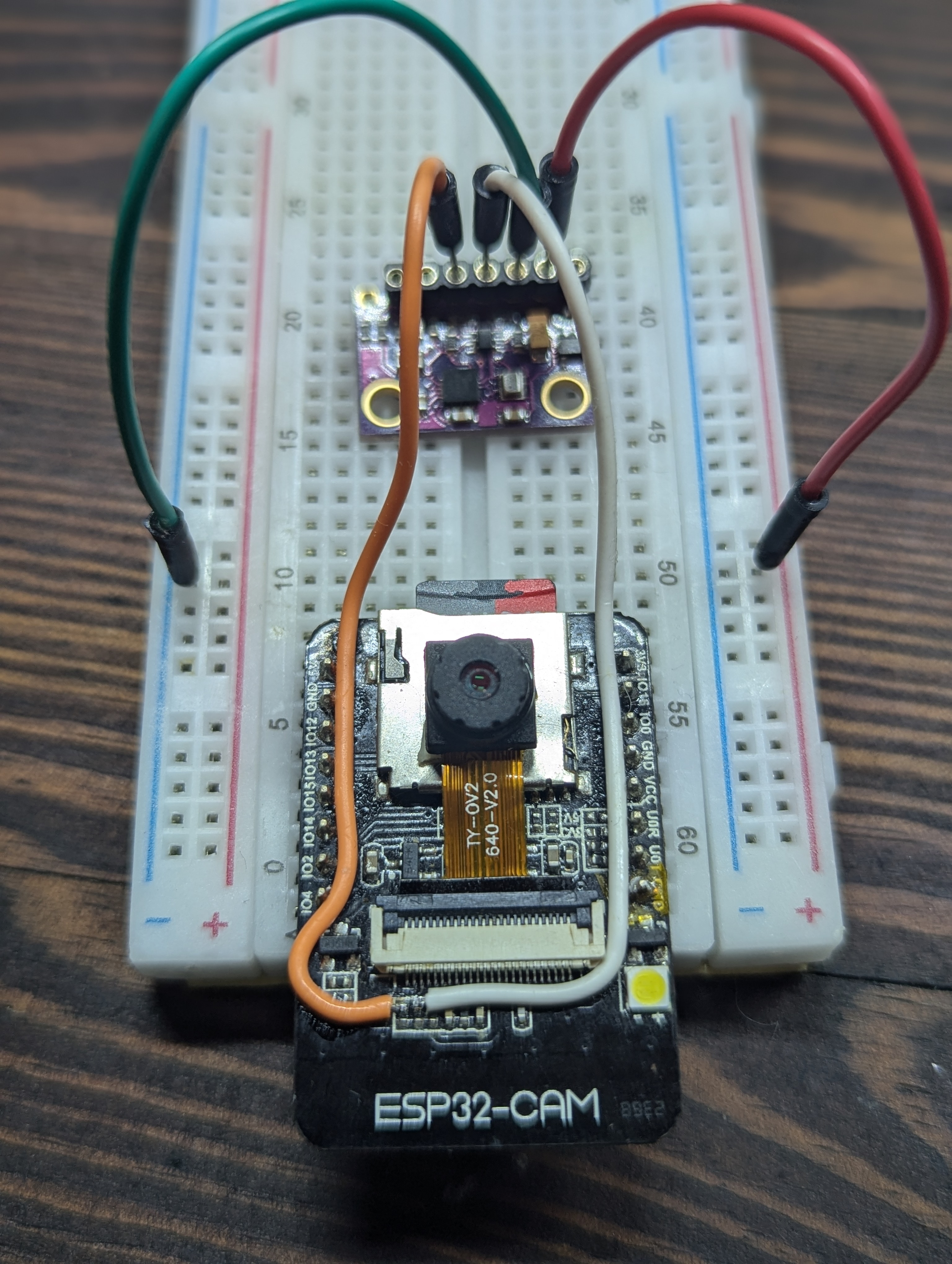 I2C peripheral wiring for sensors such as the MPU6050 and SSD1306 OLED display