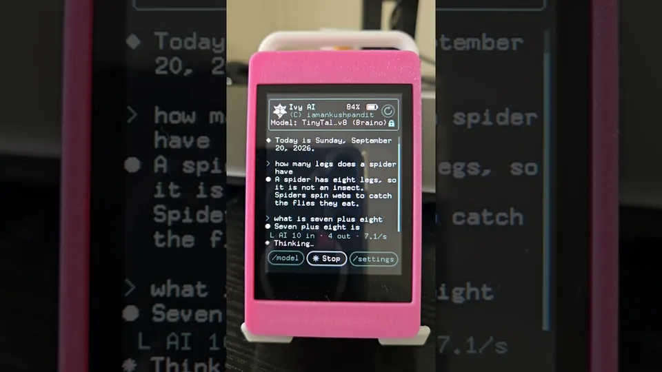Ivy AI: Fully Offline Voice Assistant on ESP32-S3