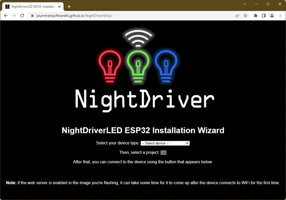 NightDriverStrip: ESP32 LED Effects Firmware Build Guide