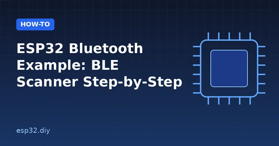 ESP32 Bluetooth Example: BLE Scanner Step-by-Step