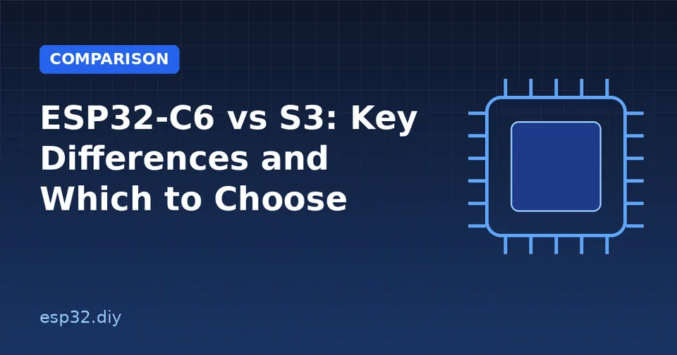 ESP32-C6 vs S3: Key Differences and Which to Choose