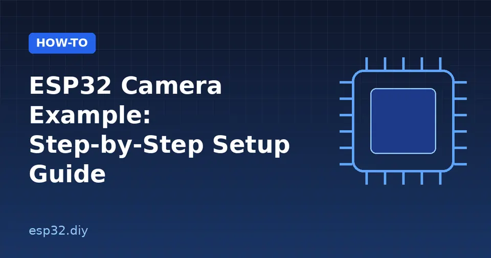 ESP32 Camera Example: Step-by-Step Setup Guide