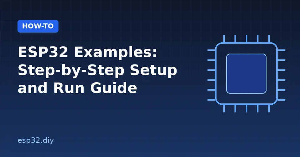 ESP32 Examples: Step-by-Step Setup and Run Guide