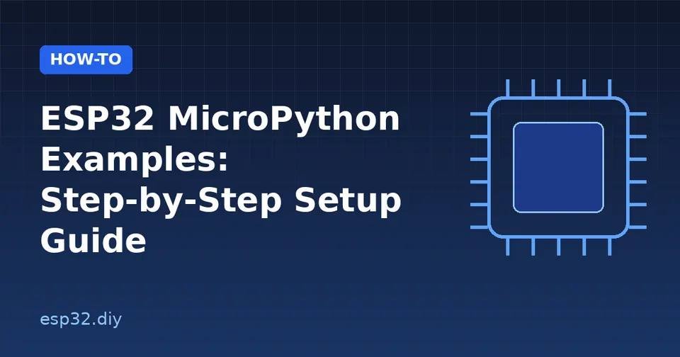 ESP32 MicroPython Examples: Step-by-Step Setup Guide