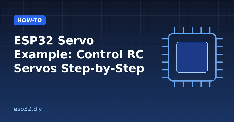 ESP32 Servo Example: Control RC Servos Step-by-Step