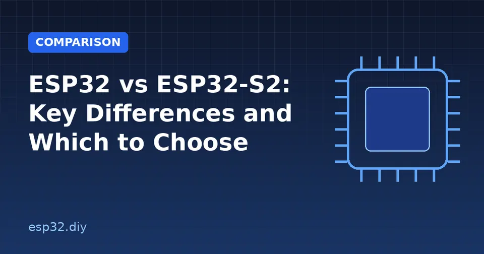 ESP32 vs ESP32-S2: Key Differences and Which to Choose