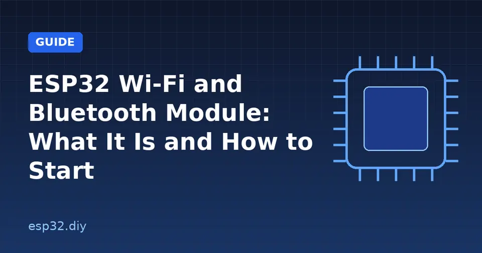 ESP32 Wi-Fi and Bluetooth Module: What It Is and How to Start