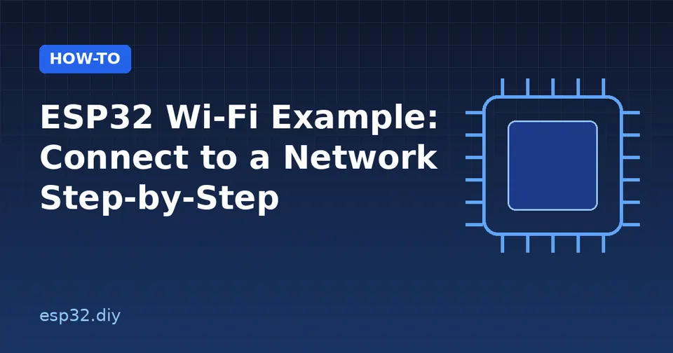 ESP32 Wi-Fi Example: Connect to a Network Step-by-Step
