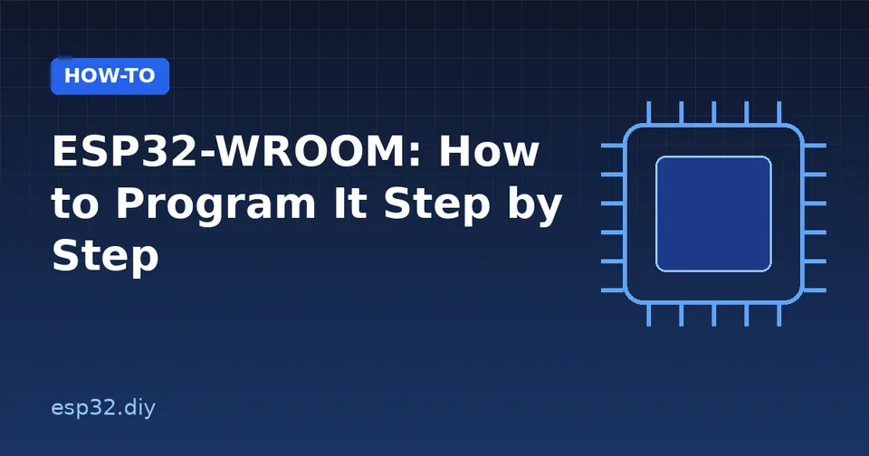 ESP32-WROOM: How to Program It Step by Step